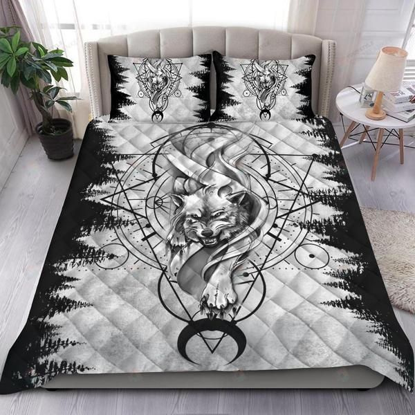 Wild Wolf Quilt Bedding Set Wild Wolf Quilt Bedding Set