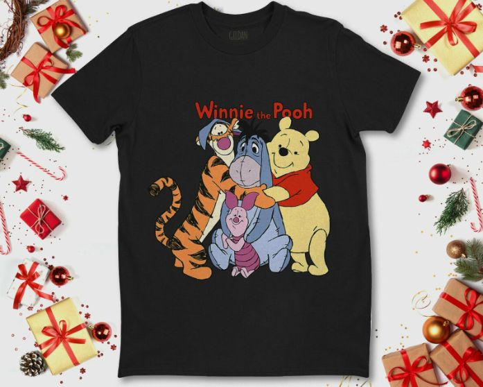 Winnie The Pooh Hugging Unisex T-Shirt Winnie The Pooh Hugging Unisex T-Shirt