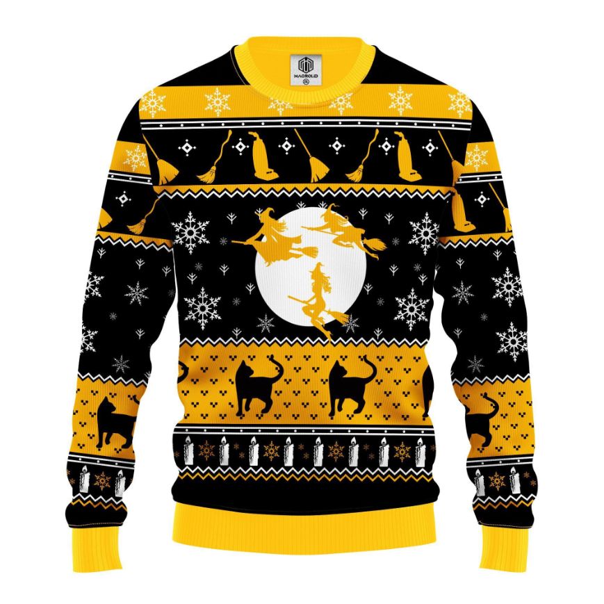 Witch Christmas Ugly Sweater Witch Christmas Ugly Sweater
