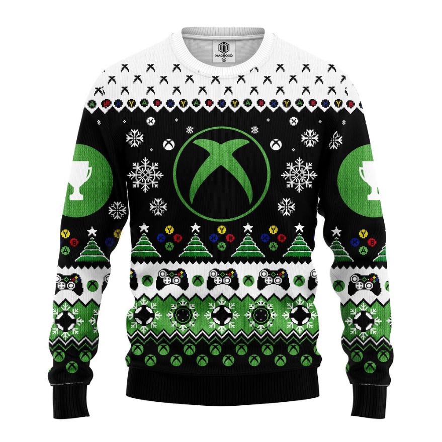 Xbox 360 Christmas Ugly Sweater Gift For Gamer Xbox 360 Christmas Ugly Sweater Gift For Gamer