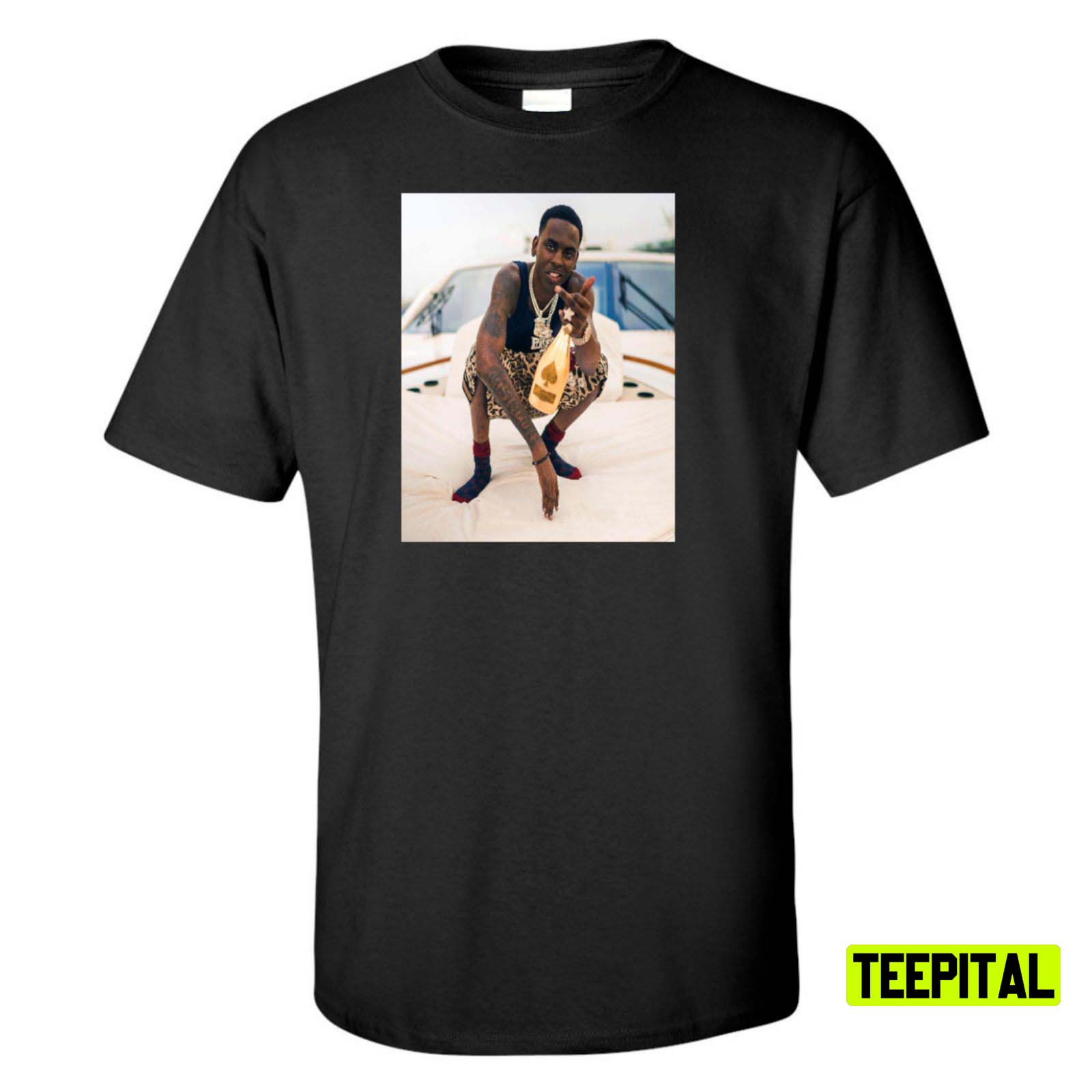 Young Dolph And Champagne Unisex T-Shirt Young Dolph And Champagne Unisex T-Shirt