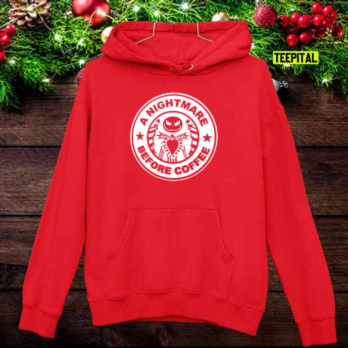 A Nightmare Before Coffee Jack Skellington Sweatshirt A Nightmare Before Coffee Jack Skellington Sweatshirt