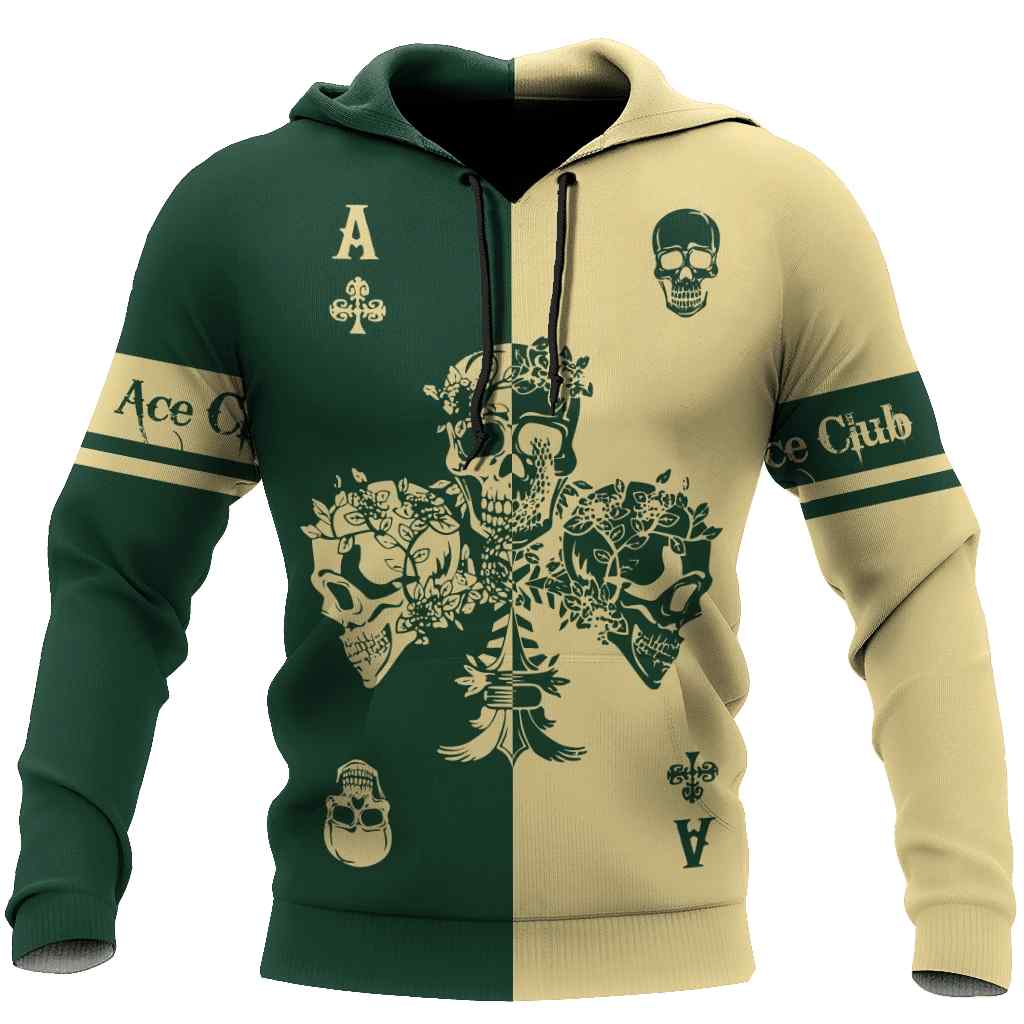 Ace Club All Over Printed Unisex Hoodie Ace Club All Over Printed Unisex Hoodie