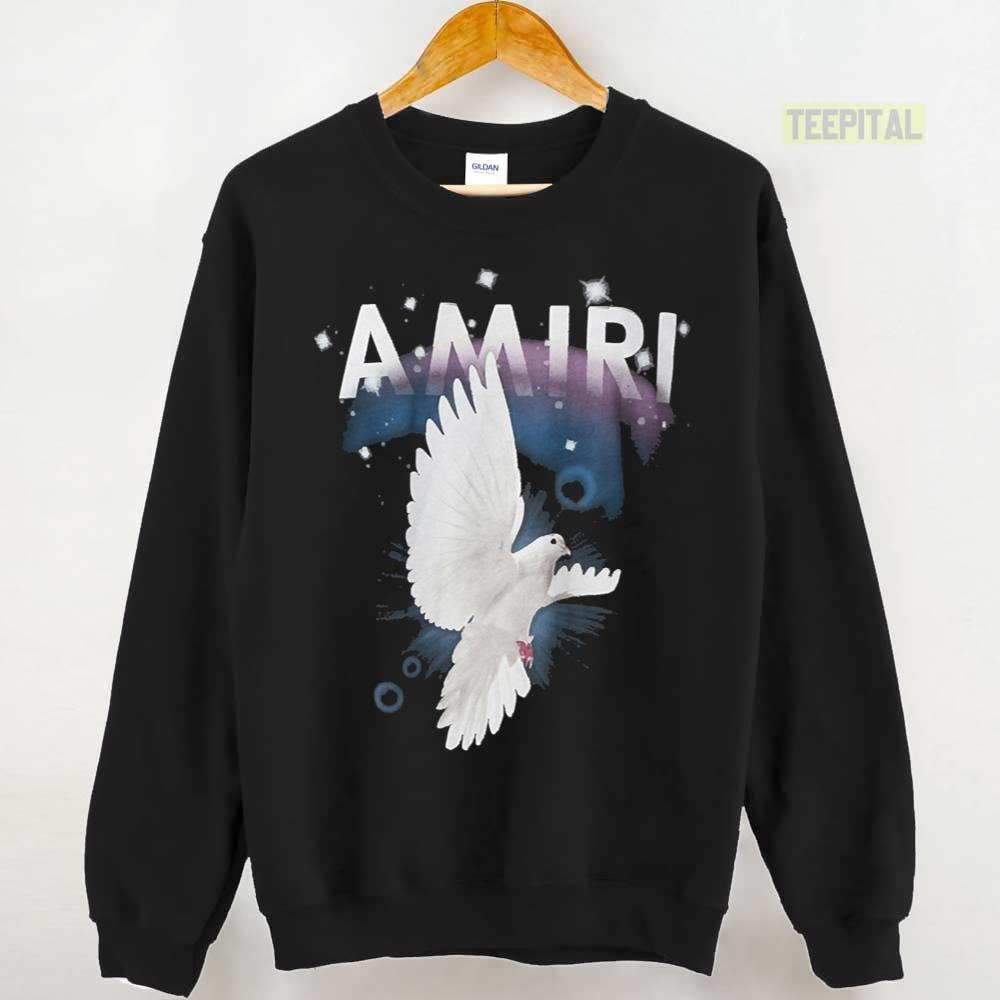 Amiri Peace Pigeon Graphic Sweatshirt Amiri Peace Pigeon Graphic Sweatshirt