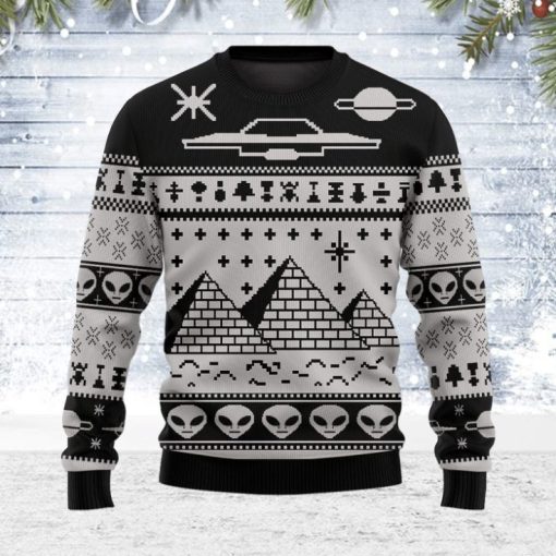 Ancient Alien Pyramid 3D Sweater