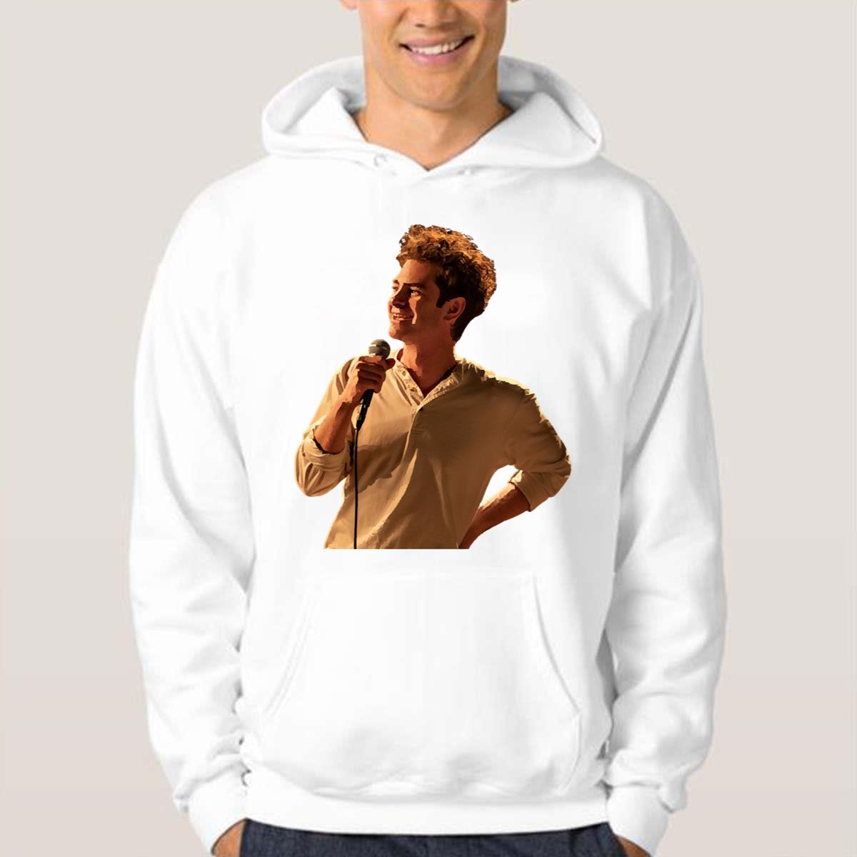 Andrew Garfield T-Shirt Tick Tick Boom Musical Drama Tee Andrew Garfield T-Shirt Tick Tick Boom Musical Drama Tee