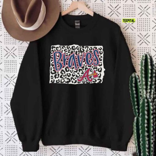 Atlanta Braves Leopard T-Shirt