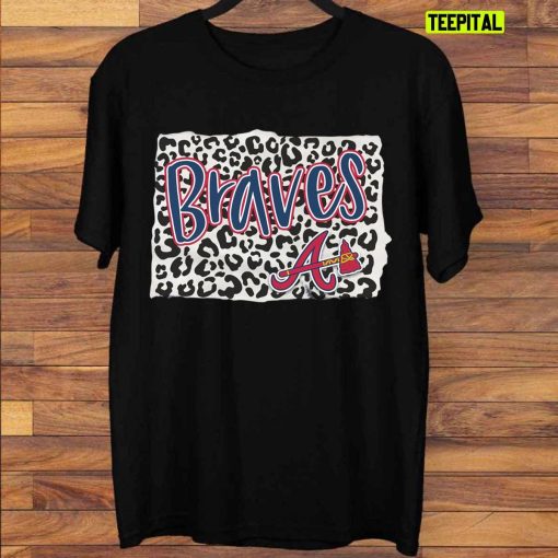 Atlanta Braves Leopard T-Shirt
