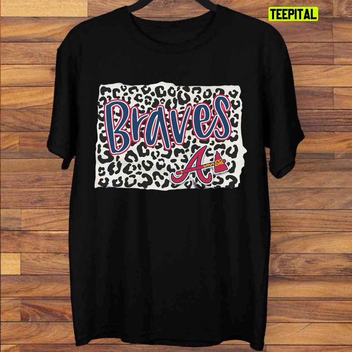 Atlanta Braves Leopard T-Shirt Atlanta Braves Leopard T-Shirt