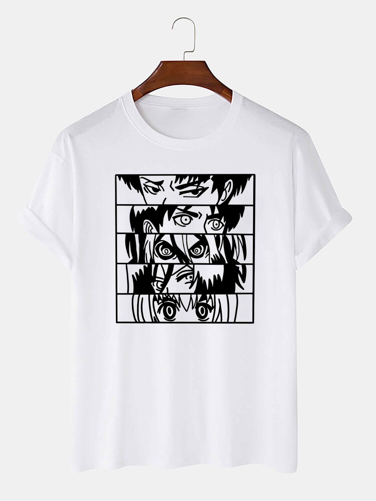 Attack On Titan Characters Unisex T-shirt Attack On Titan Characters Unisex T-shirt