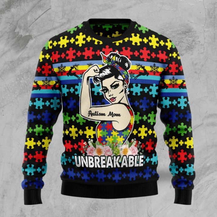 Autism Mom 3D Sweater 1 Autism Mom 3D Sweater 1
