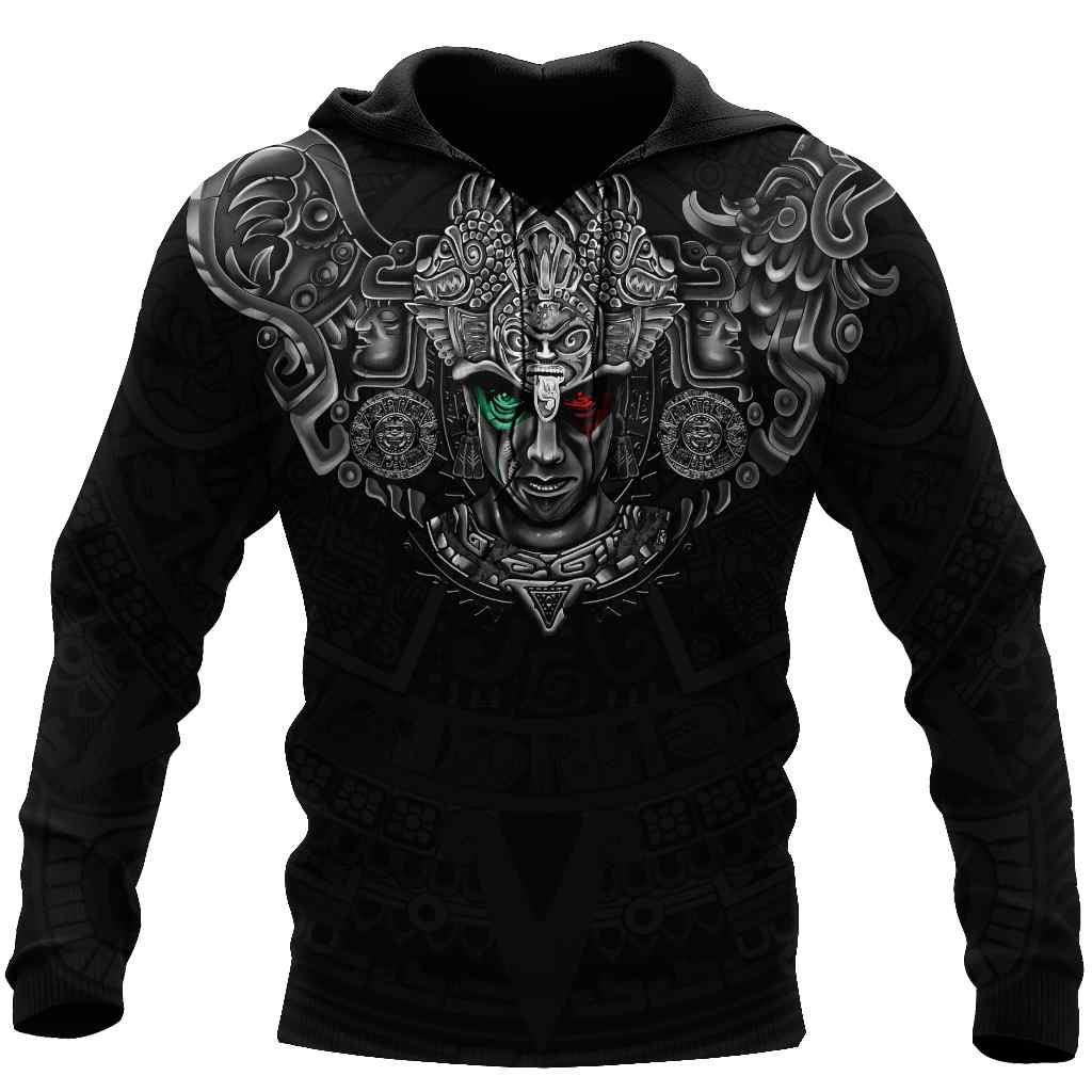 Aztec Warrior All Over Print US Unisex Szie Hoodie Aztec Warrior All Over Print US Unisex Szie Hoodie