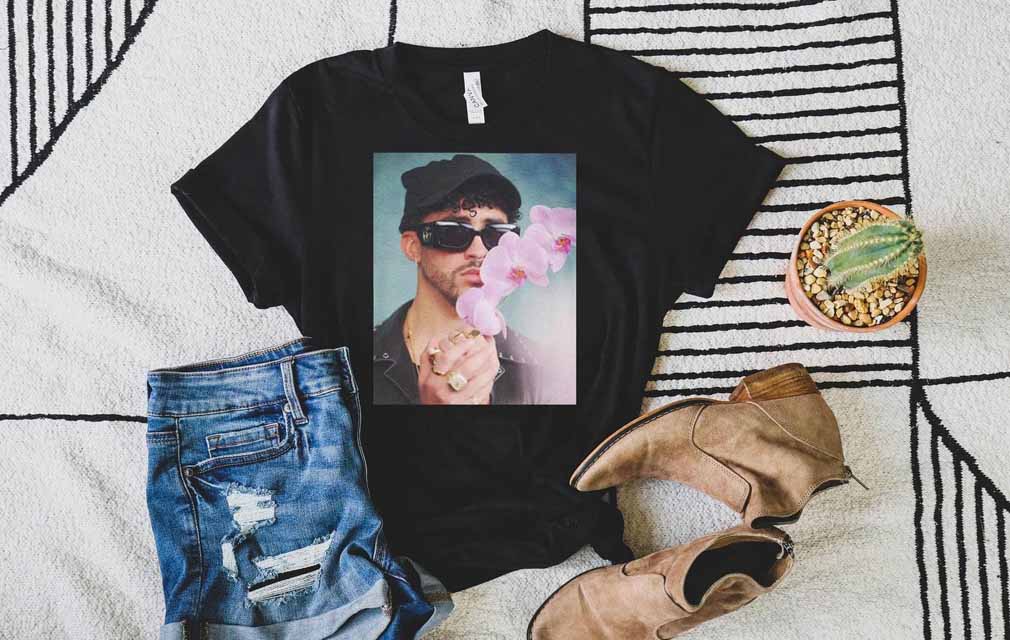 Bad Bunny Flower Unisex T-Shirt Bad Bunny Flower Unisex T-Shirt