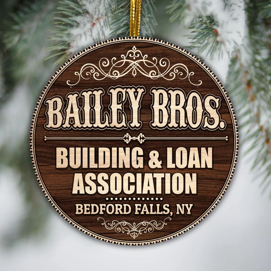 Bailey Bros Building And Loan Association Bedd Falls New York Ative Christmas 2021 Ornament Bailey Bros Building And Loan Association Bedd Falls New York Ative Christmas 2021 Ornament