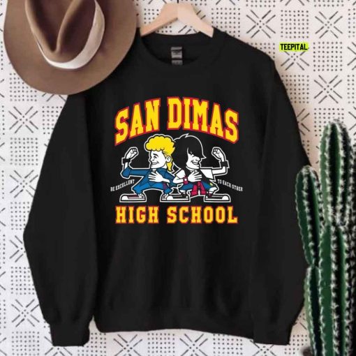 Bill and Ted’s Excellent Adventure Movie San Dimas High T-Shirt