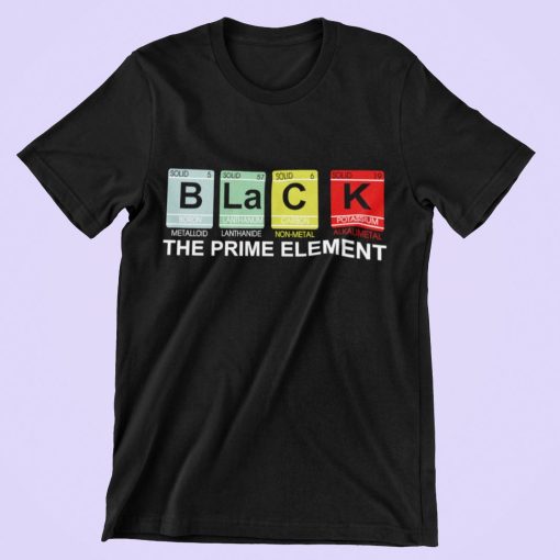 Black The Pride Element T-shirt – Black Month Hot Tee