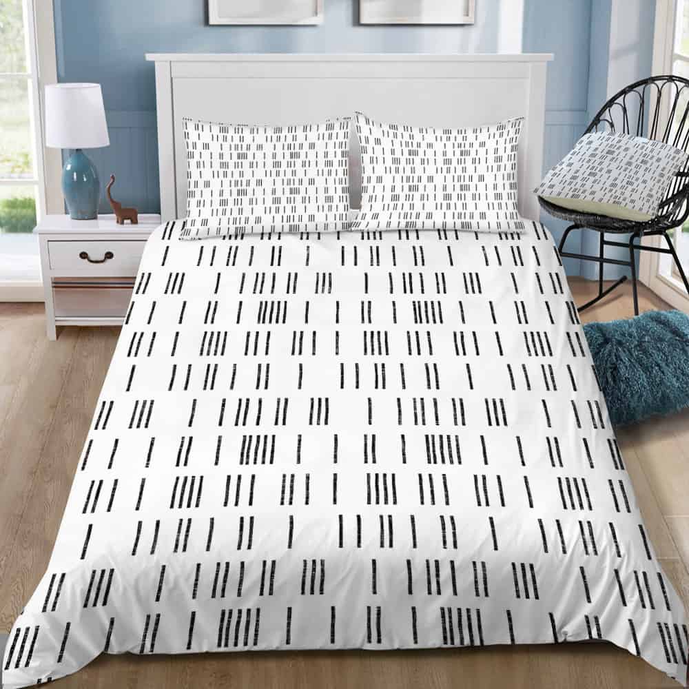 Bogo Mudcloth White Bedding Set Bogo Mudcloth White Bedding Set