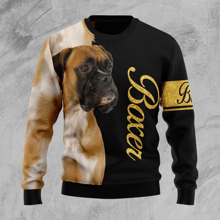 Boxer Half Cool 3D Sweater Boxer Half Cool 3D Sweater