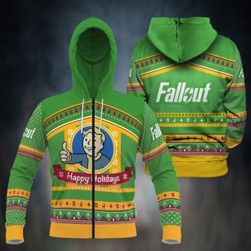 Bunker Fallout Christmas Unisex Hoodie T-Shirt