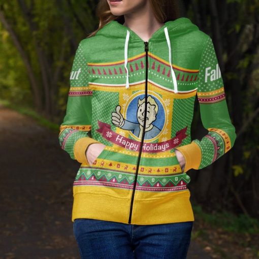 Bunker Fallout Christmas Unisex Hoodie T-Shirt