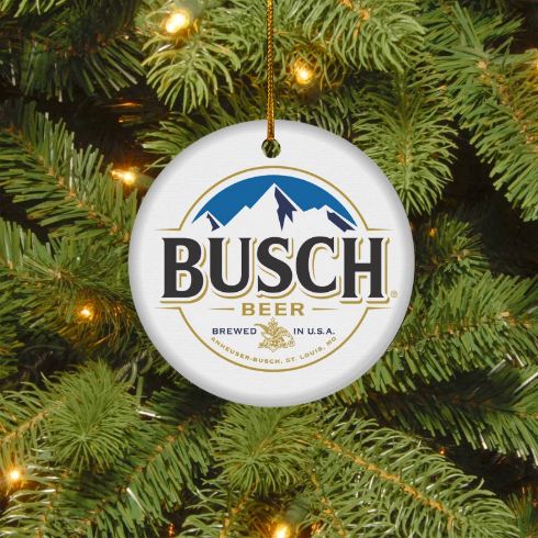 Busch Beer Christmas 2021 Ceramic Ornament Busch Beer Christmas 2021 Ceramic Ornament