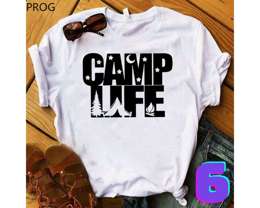 Camp Life Moon And Forest Tree T-Shirt Camp Life Moon And Forest Tree T-Shirt