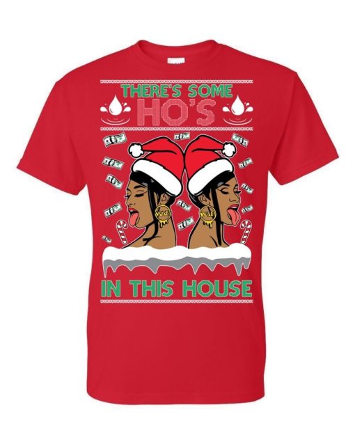 Cardi B Megan Thee Stallion WAP T-Shirt, There’s Some Ho’s In This House Christmas Sweater