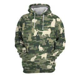 Cat All Over Print Unisex Hoodie Cat Lovers