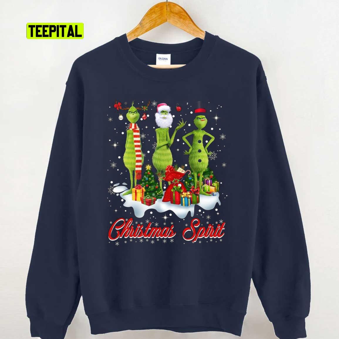 Christmas 2021 The Grinch Xmas Holiday Unisex T-Shirt Christmas 2021 The Grinch Xmas Holiday Unisex T-Shirt