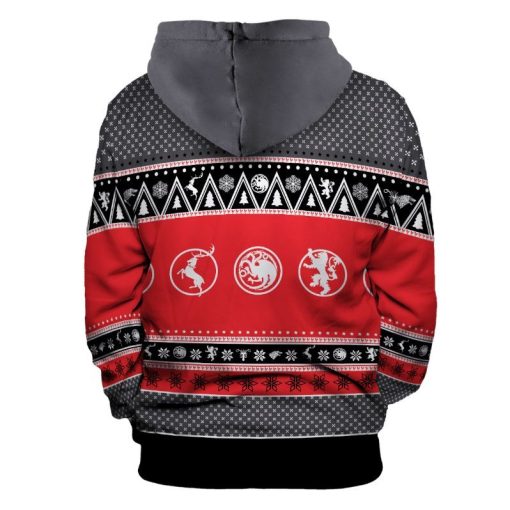Christmas is Coming Game Of Throne All Over Print 3D Hoodie