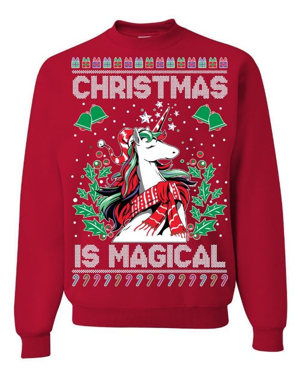 Christmas is Magical Ugly Christmas Sweatshirt Christmas is Magical Ugly Christmas Sweatshirt