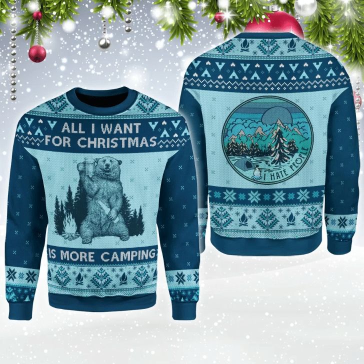 Christmas Is More Camping 3D Sweater Christmas Is More Camping 3D Sweater