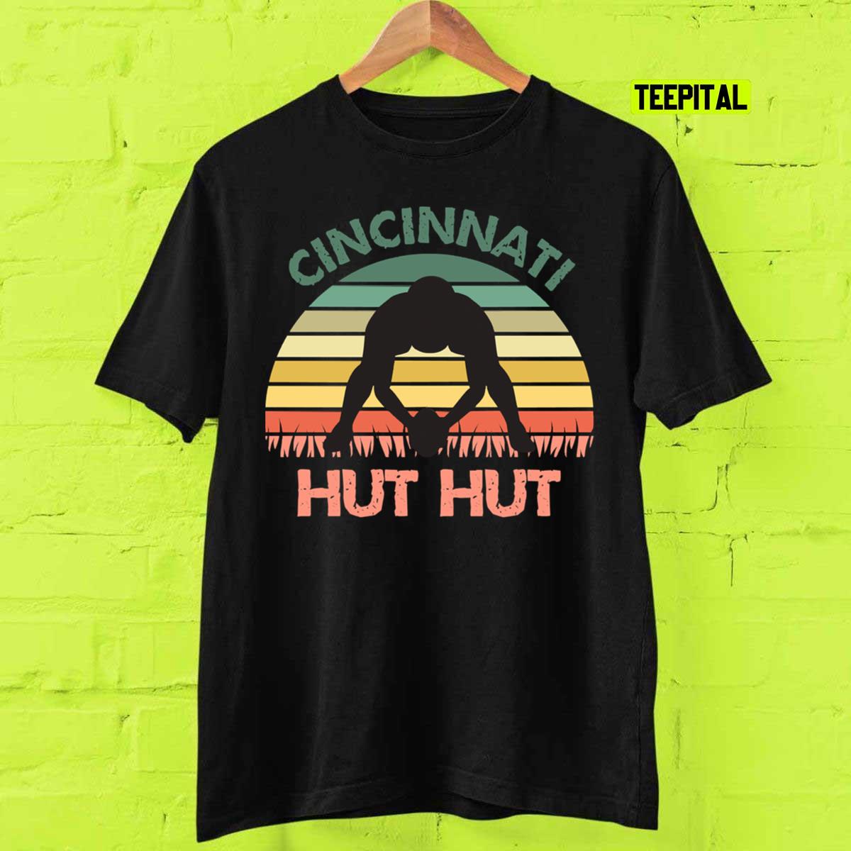 Cincinnati Football Club Hut Hut Vintage T-Shirt Cincinnati Football Club Hut Hut Vintage T-Shirt