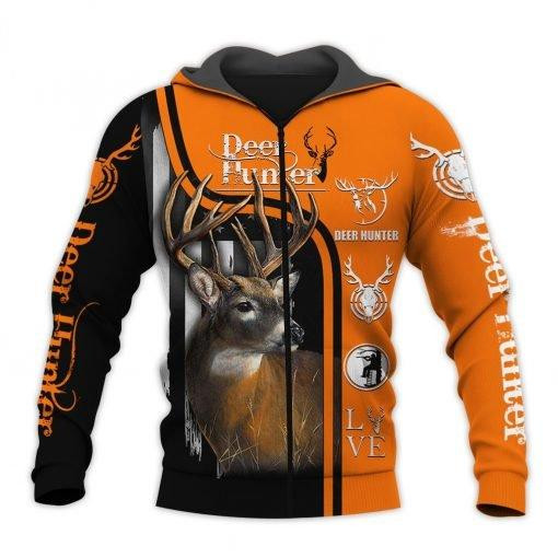 Deer Hunter Camo All Over Printed Unisex Hoodie Deer Hunter Camo All Over Printed Unisex Hoodie