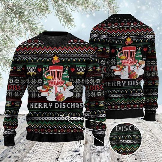 Disc Golf Amazing Awesome 3D Christmas Sweater Disc Golf Amazing Awesome 3D Christmas Sweater