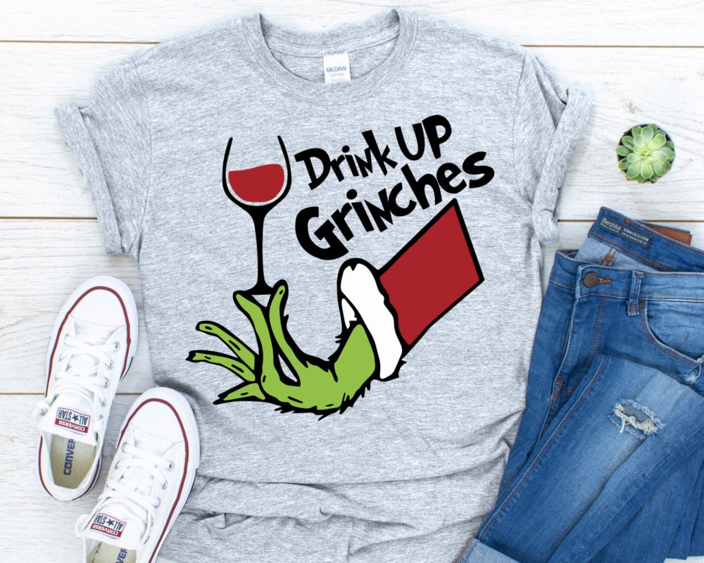 Drink Up Grinches Unisex T-Shirt Drink Up Grinches Unisex T-Shirt