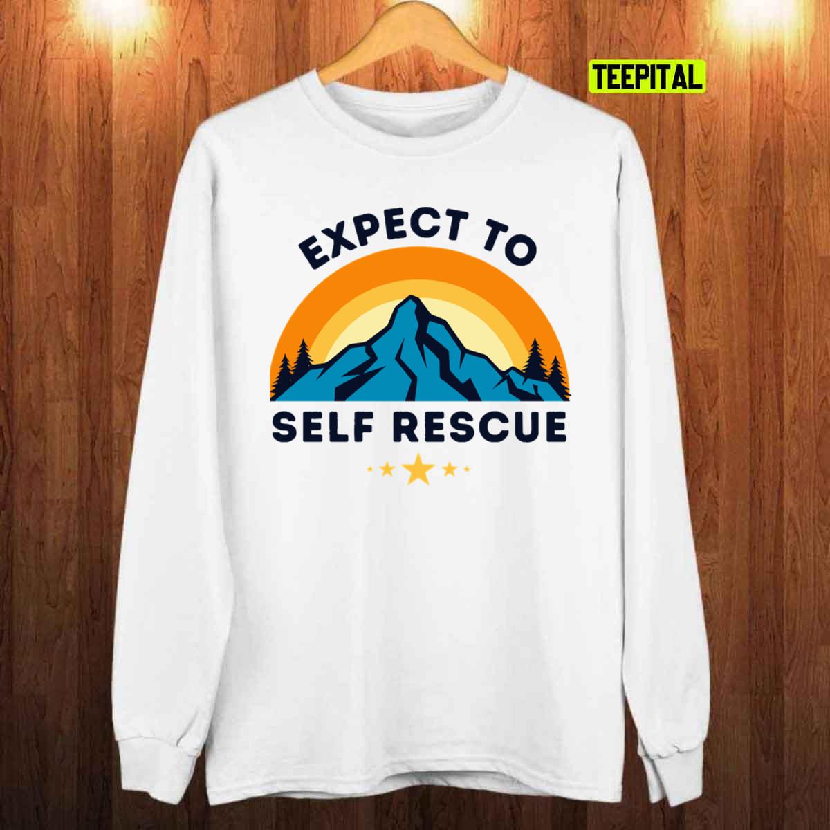Expect To Self Rescue Vintage T-Shirt Expect To Self Rescue Vintage T-Shirt