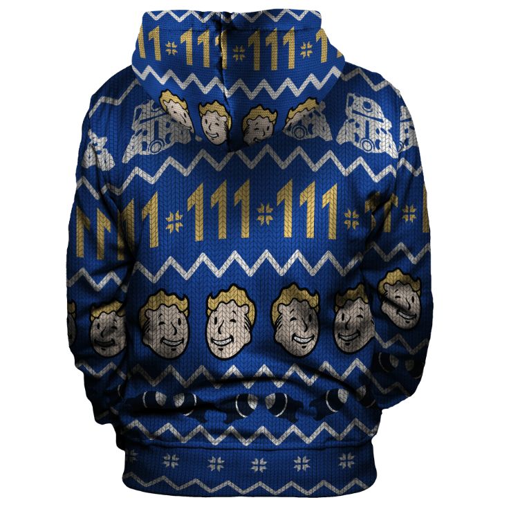 Fallout Bunker Holiday All Over Print Unisex Hoodie Fallout Bunker Holiday All Over Print Unisex Hoodie