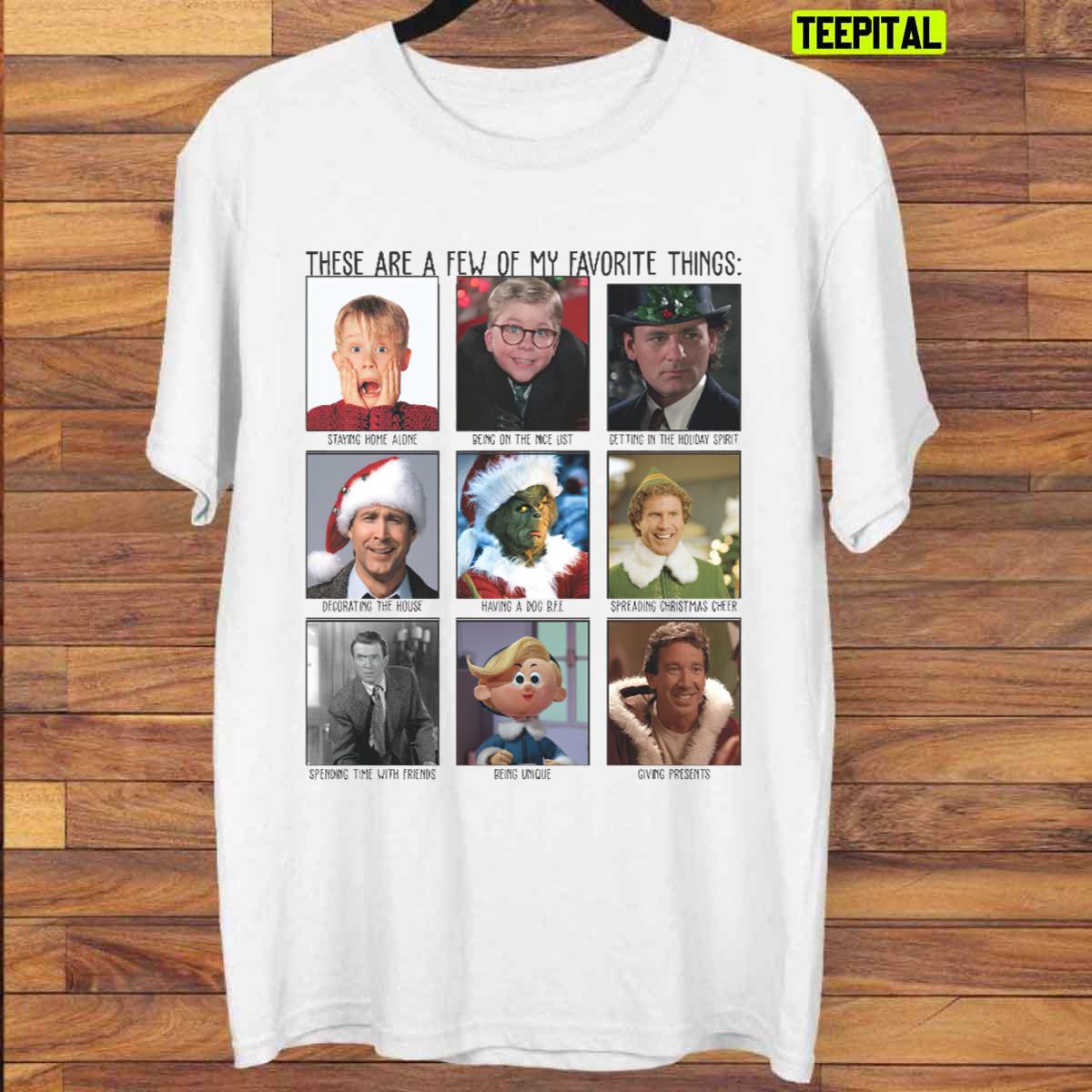 Few of My Favorite Things Christmas Friends 90s Movies Sweatshirt Few of My Favorite Things Christmas Friends 90s Movies Sweatshirt