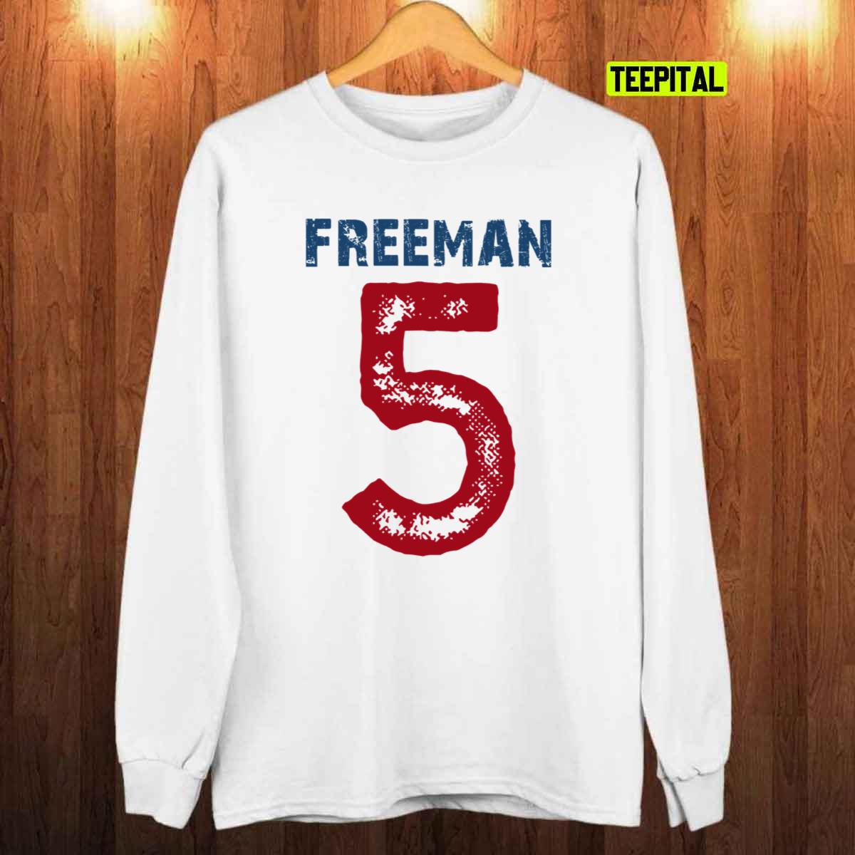 Freddie Freeman 5 Jersey T-Shirt Freddie Freeman 5 Jersey T-Shirt