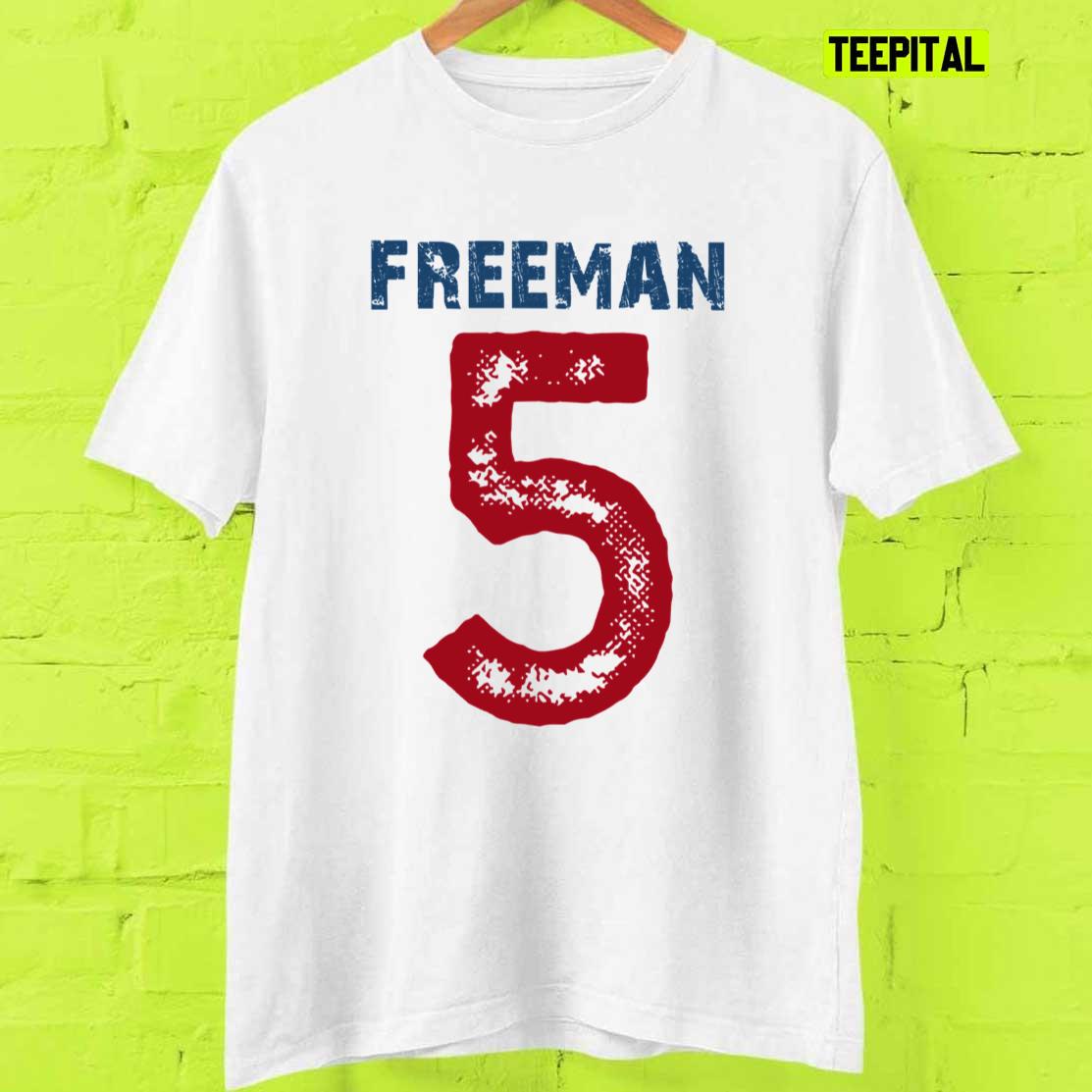 Freddie Freeman 5 Jersey T-Shirt Freddie Freeman 5 Jersey T-Shirt