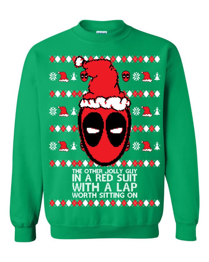 Funny Deadpool Ugly Christmas Sweater Funny Deadpool Ugly Christmas Sweater