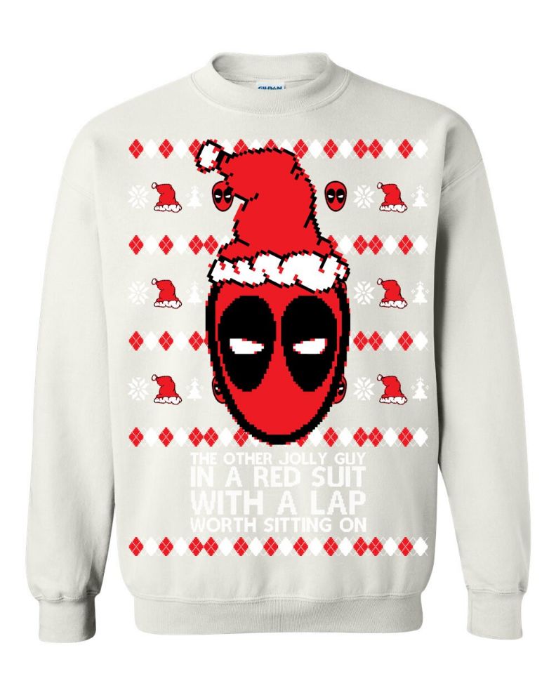 Funny Deadpool Ugly Christmas Sweater Funny Deadpool Ugly Christmas Sweater