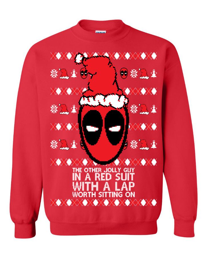 Funny Deadpool Ugly Christmas Sweater Funny Deadpool Ugly Christmas Sweater