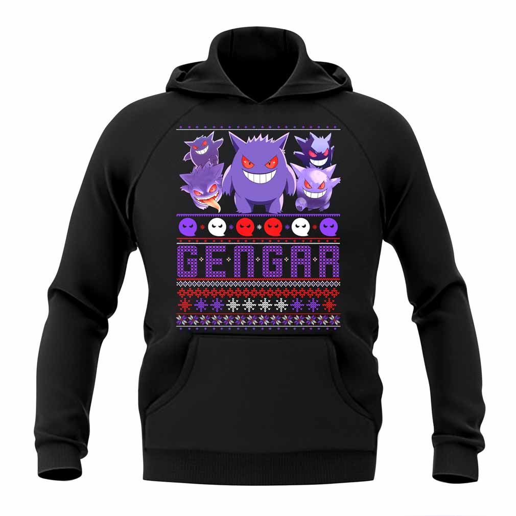 Gengar Ugly Christmas Hoodie Gengar Ugly Christmas Hoodie
