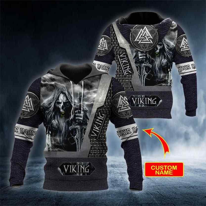 Ghost Viking Personalized All Over Printed Hoodie Ghost Viking Personalized All Over Printed Hoodie