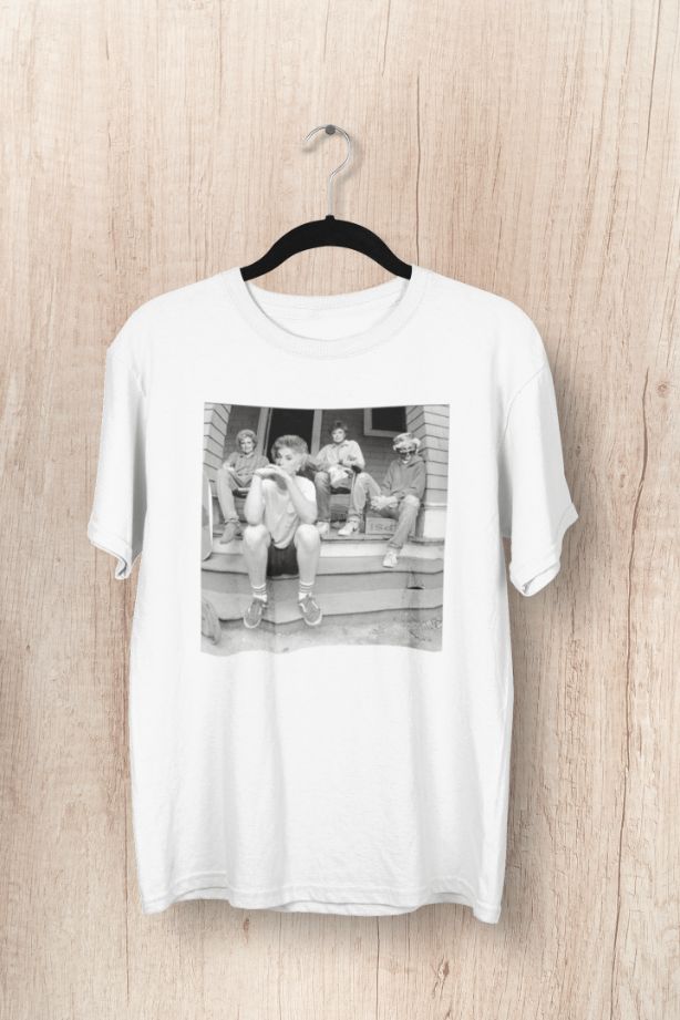 Golden Girls Funny Meme Unisex T-Shirt - Hanging Out Old School Black And White Squad Shirt Golden Girls Funny Meme Unisex T-Shirt - Hanging Out Old School Black And White Squad Shirt