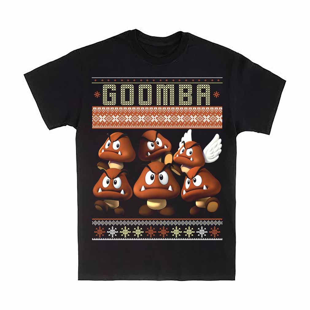 Goomba Christmas Style T-Shirt Goomba Christmas Style T-Shirt