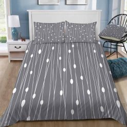 Gray Entangled Bedding Set