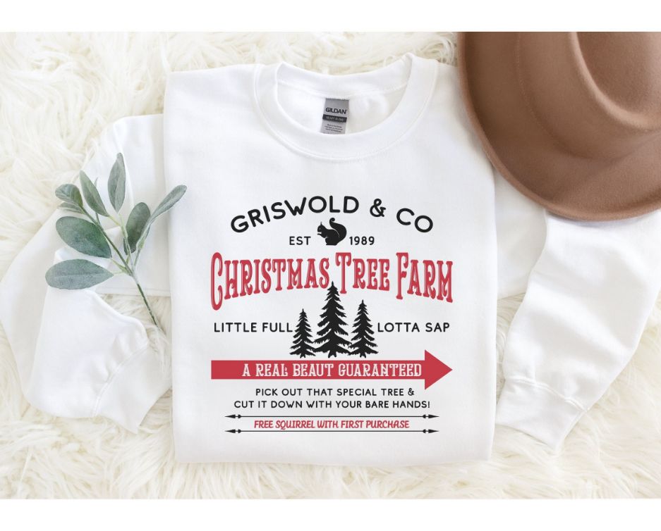 Griswold & Co Trees Farm Christmas Sweatshirt Griswold & Co Trees Farm Christmas Sweatshirt